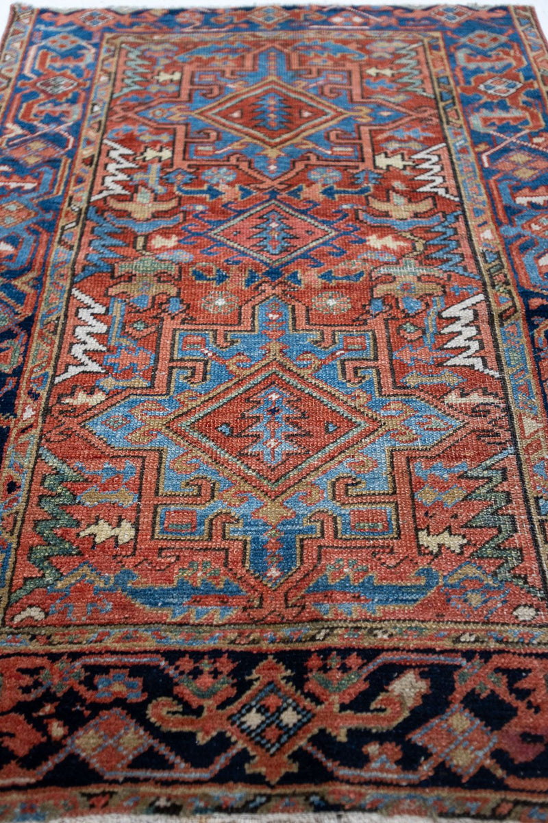 Small Rug - Small Persian Heriz 3x5 Woll Rug Chicago Rug Store