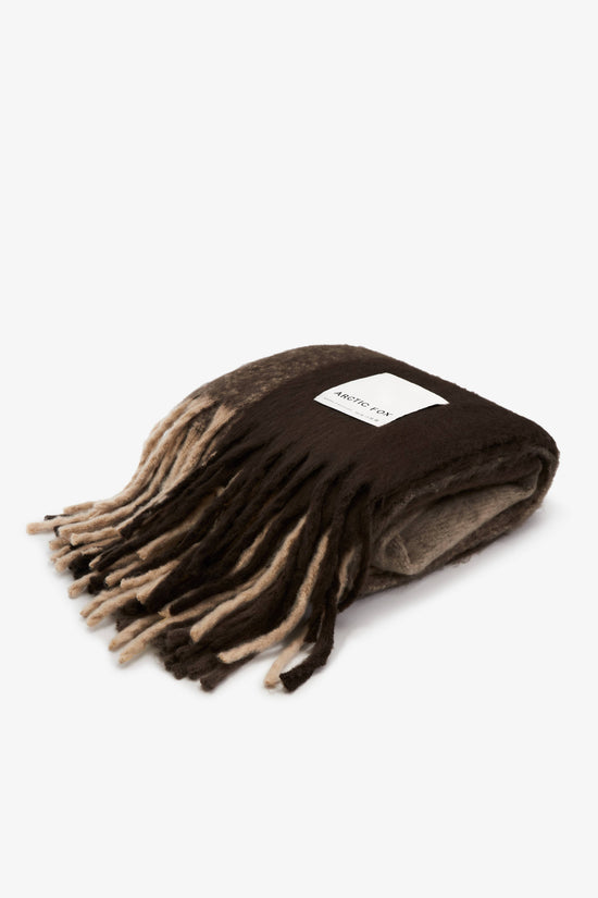 The Reykjavik Throw - 100% Recycled - Dark Earth Brown -FW25