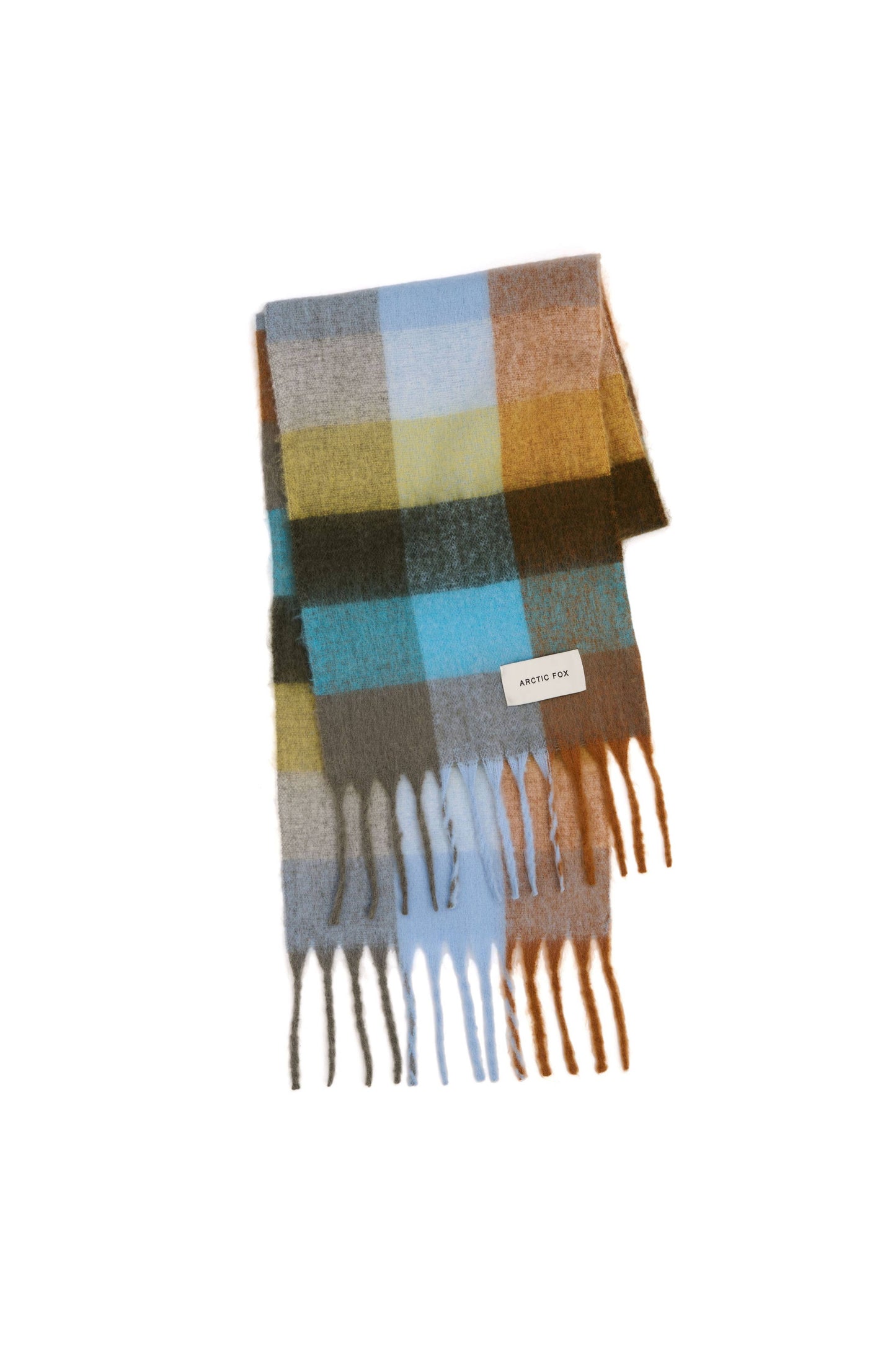 The Reykjavik Scarf - 100% Recycled - Blue/Orange - FW25