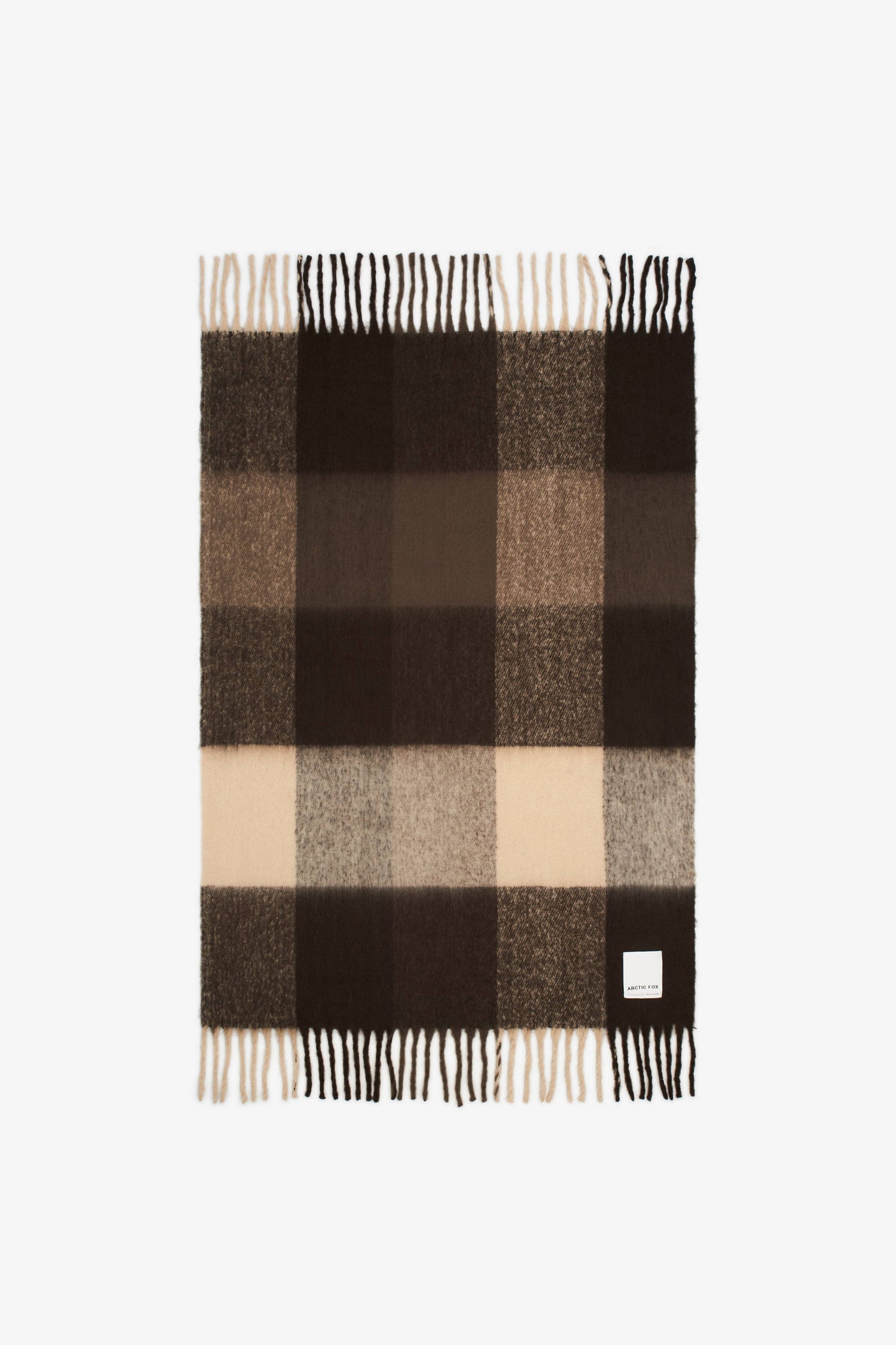 The Reykjavik Throw - 100% Recycled - Dark Earth Brown -FW25
