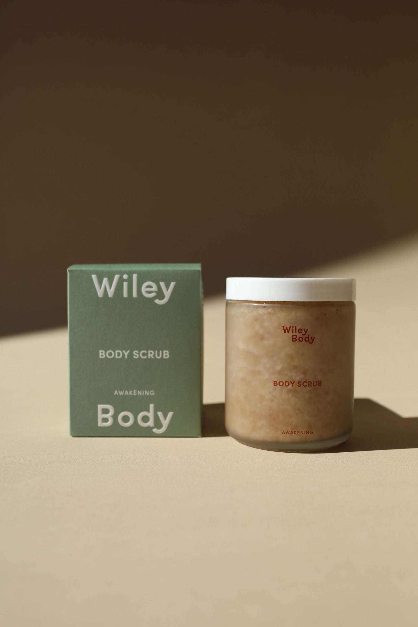 Body Scrub | Sugar, Shea Butter & Noni Extract, Glass Jar