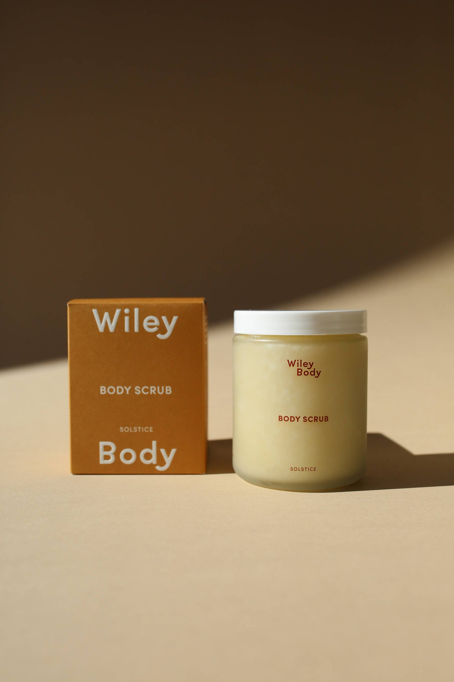 Body Scrub | Sugar, Shea Butter & Noni Extract, Glass Jar