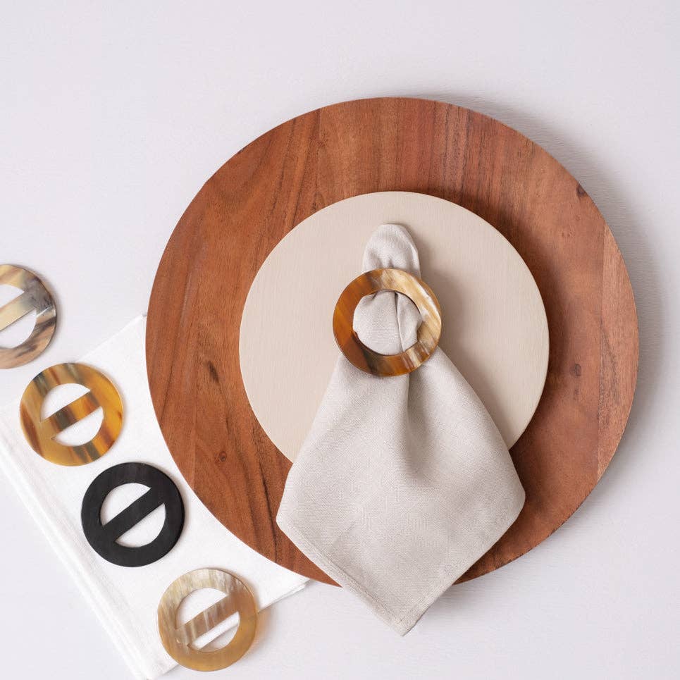 Horn Scarf Buckle & Napkin Ring