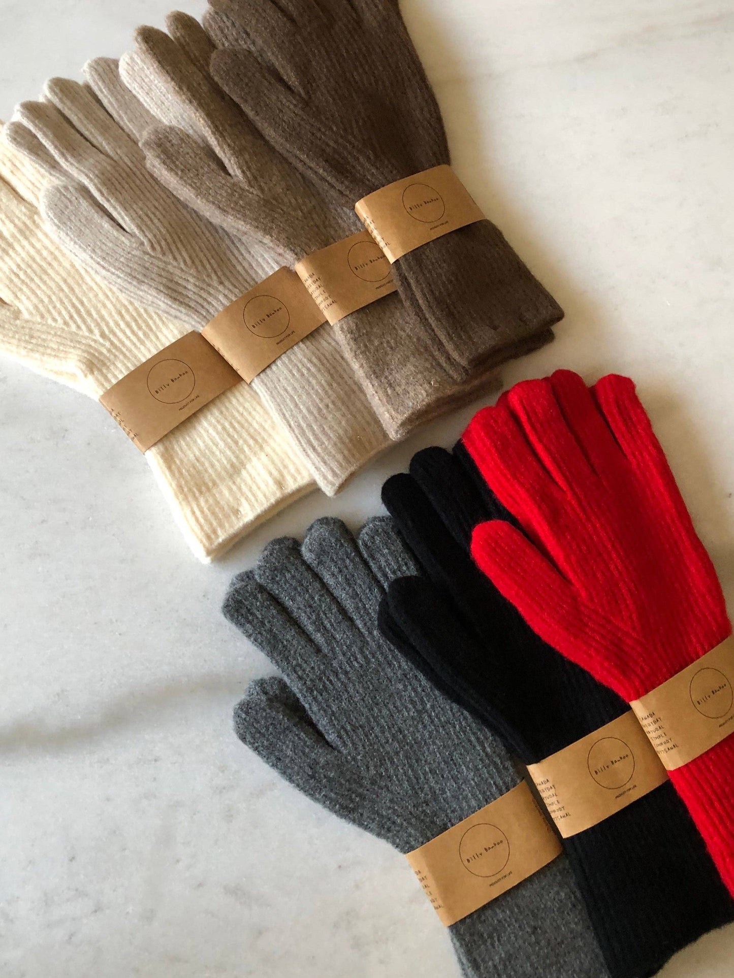 FUZZY WOOL TOUCH SCREEN GLOVES