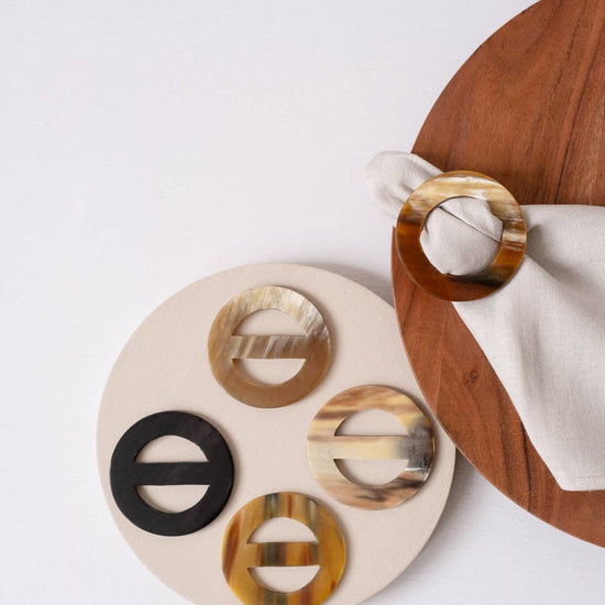 Horn Scarf Buckle & Napkin Ring