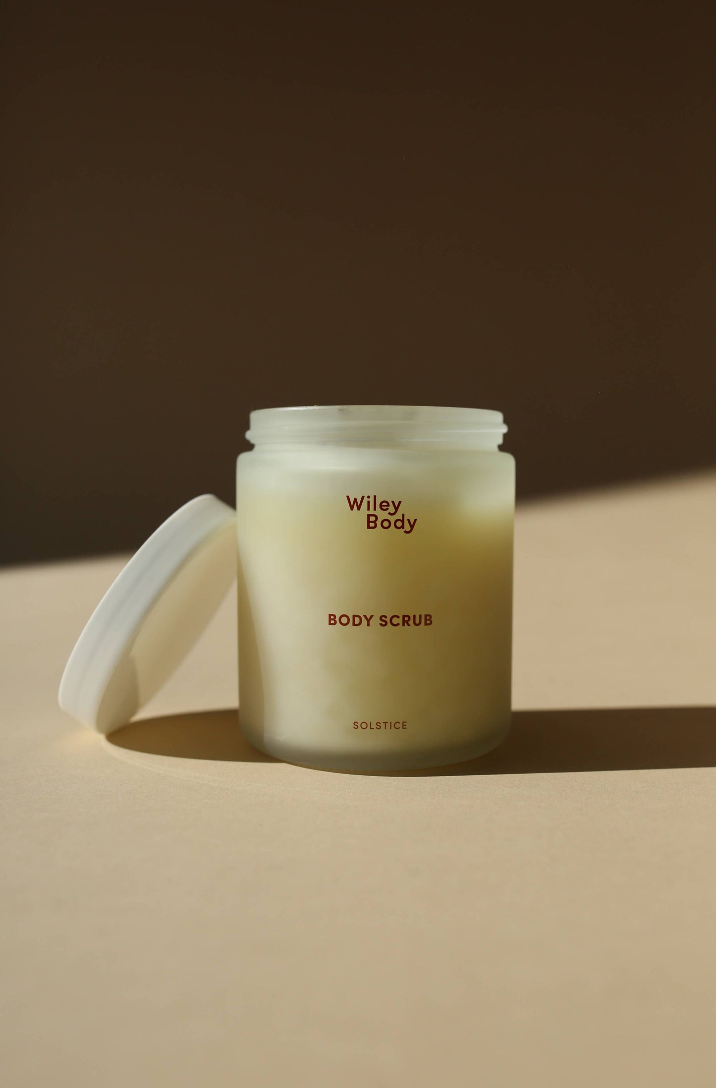 Body Scrub | Sugar, Shea Butter & Noni Extract, Glass Jar
