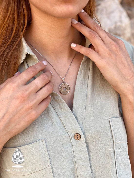Palestine Coin necklace 5 mil