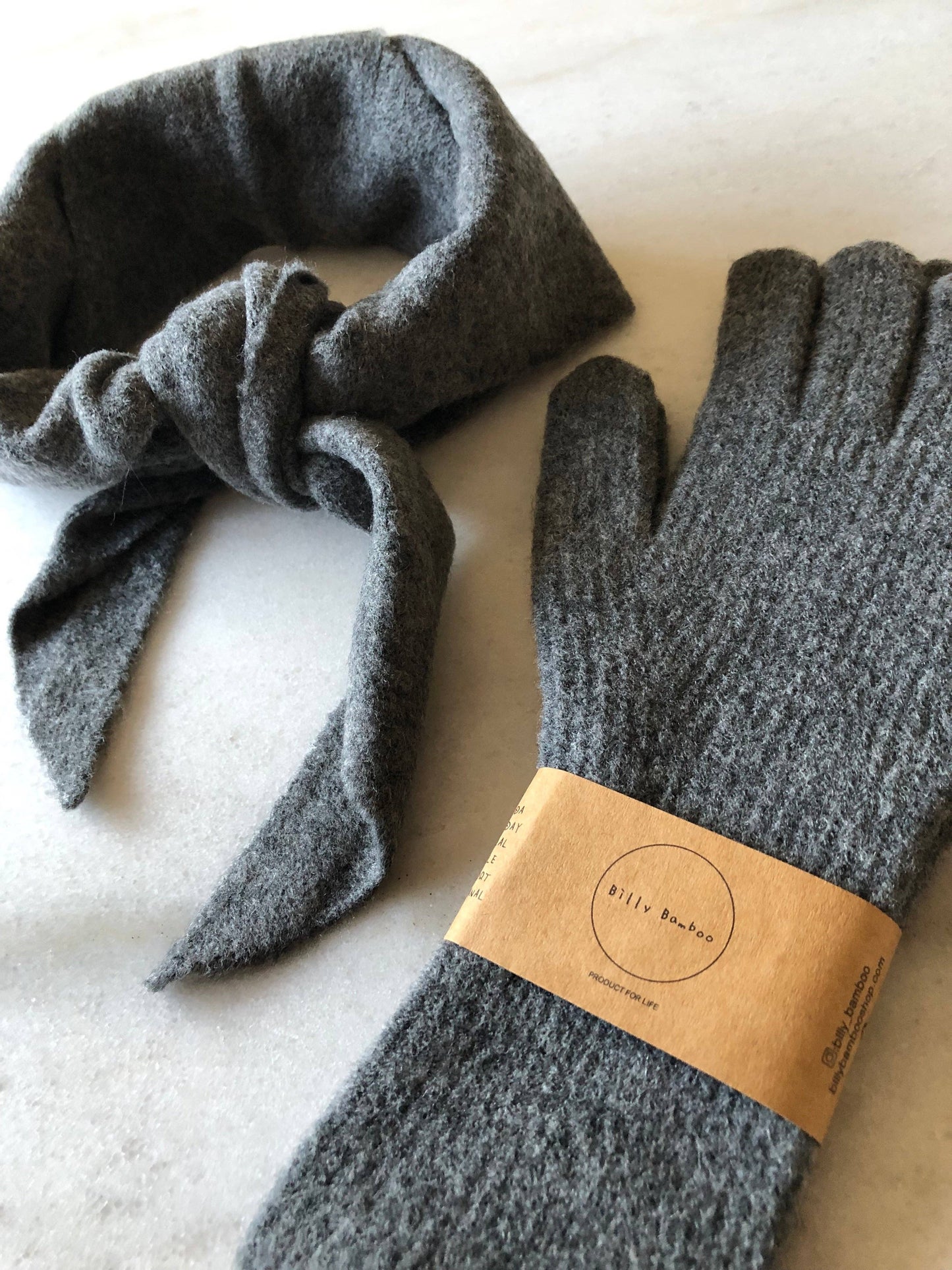 FUZZY WOOL TOUCH SCREEN GLOVES