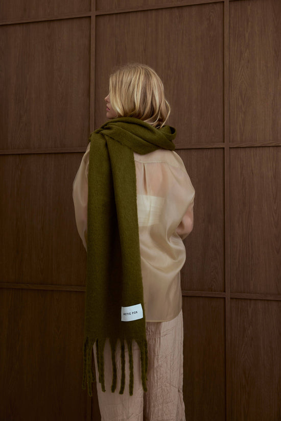 The Reykjavik Scarf - 100% Recycled - Sea Kelp - FW25