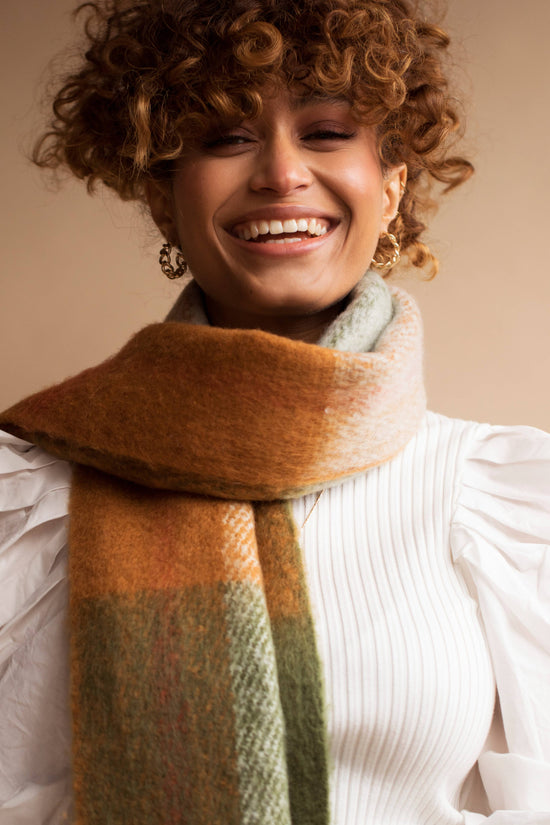 The Stockholm Scarf - 100% Recycled - Mossy Spring - FW25