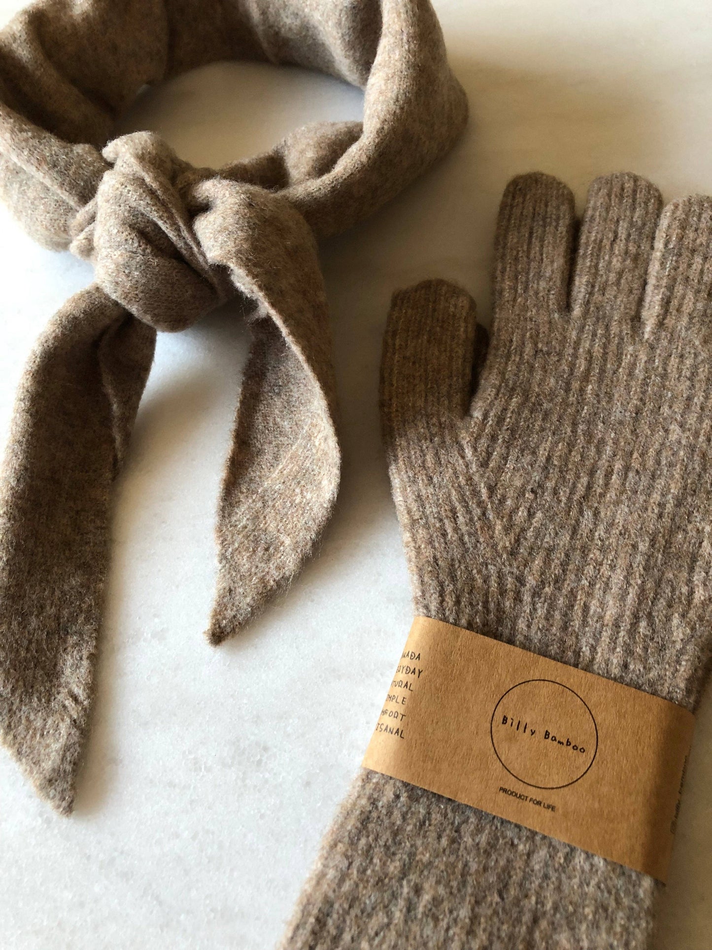 FUZZY WOOL TOUCH SCREEN GLOVES