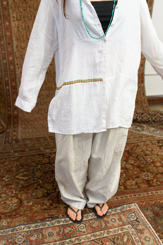 Beit Amal Tatreez long sleeve button down