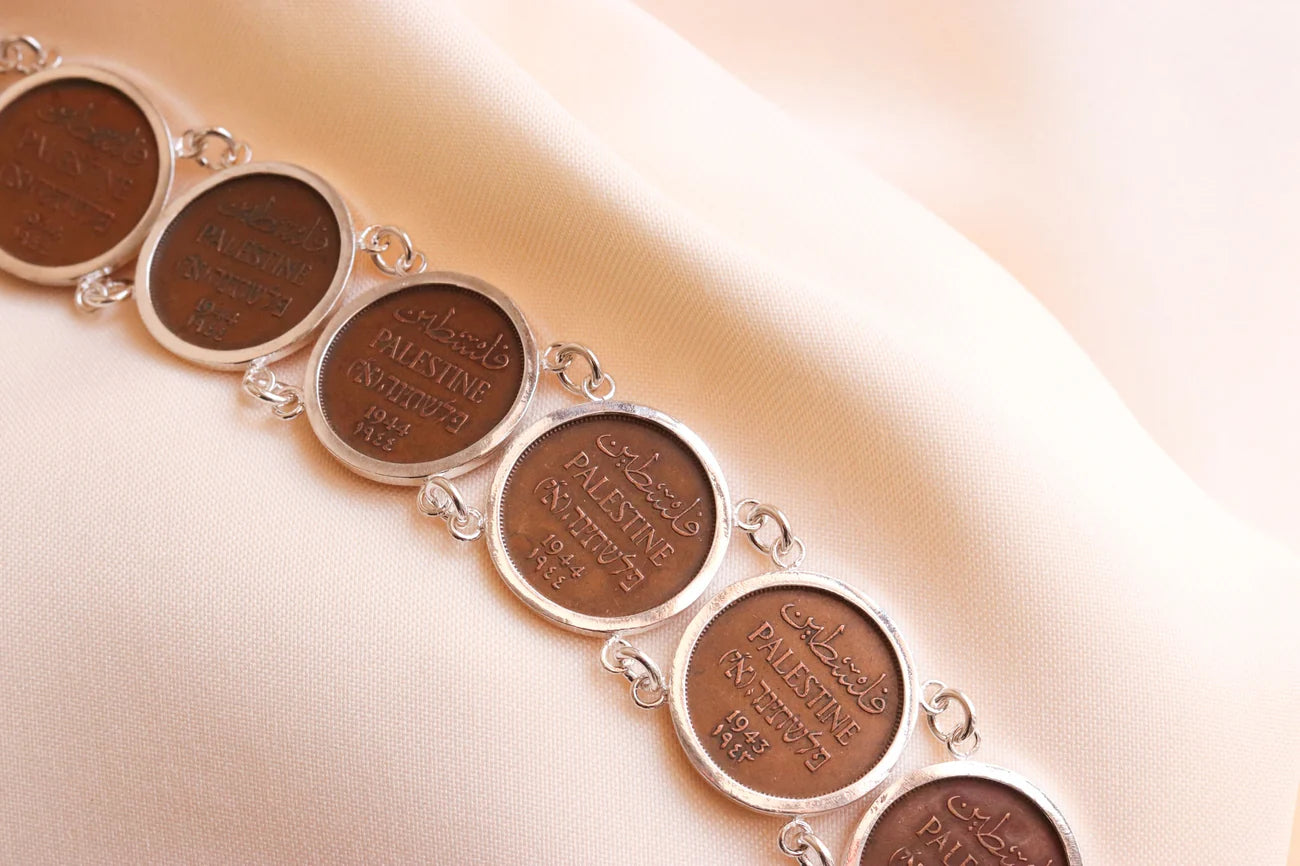 Palestine Coin bracelet 1 Mil
