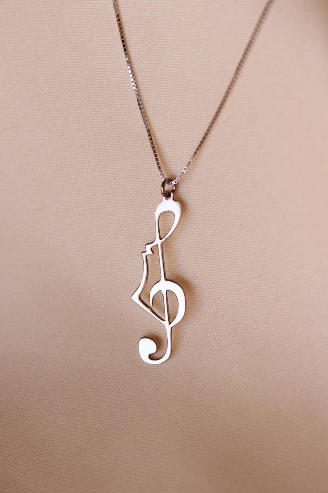 Sol Key Palestine map necklace