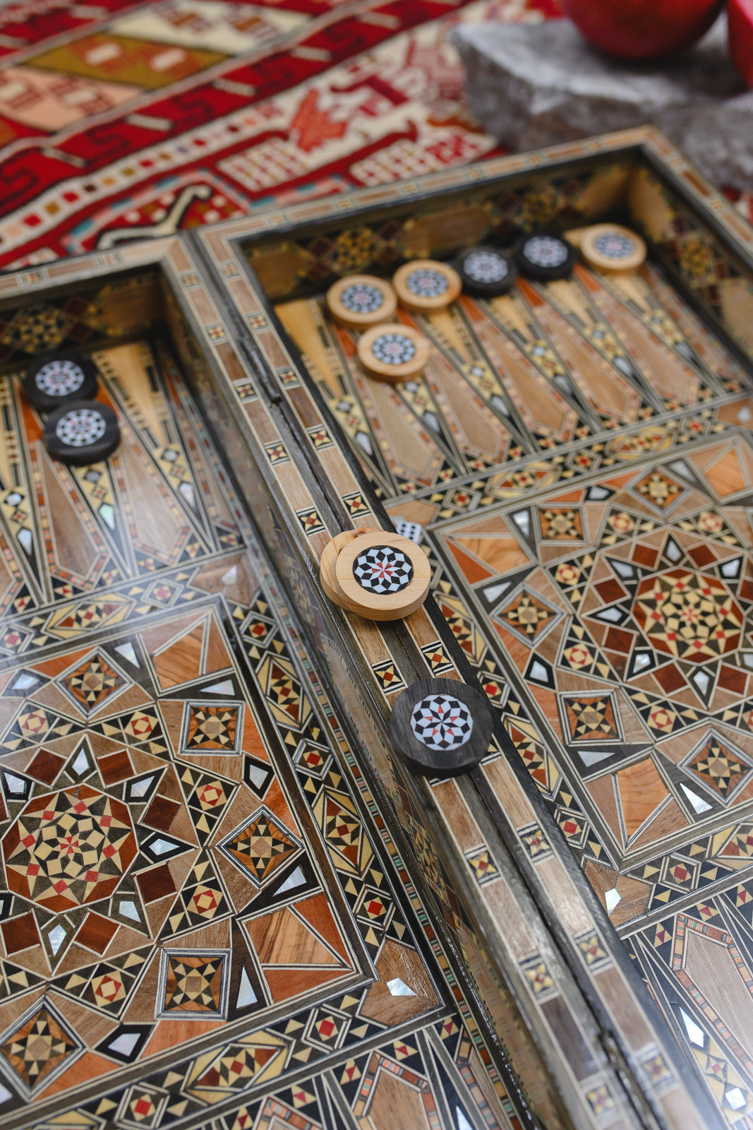 Damascus Backgammon Board | No. 003