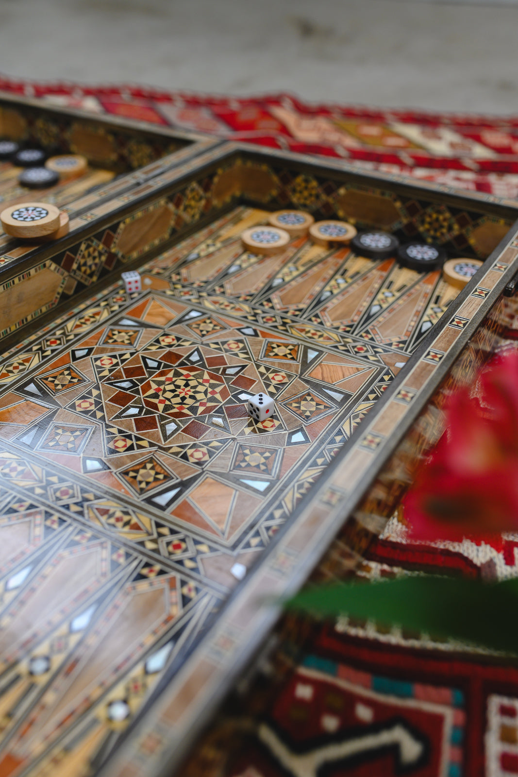 Damascus Backgammon Board | No. 003