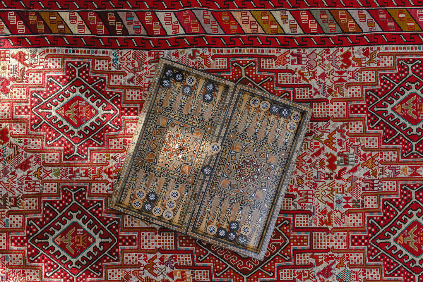 Damascus Backgammon Board | No. 003
