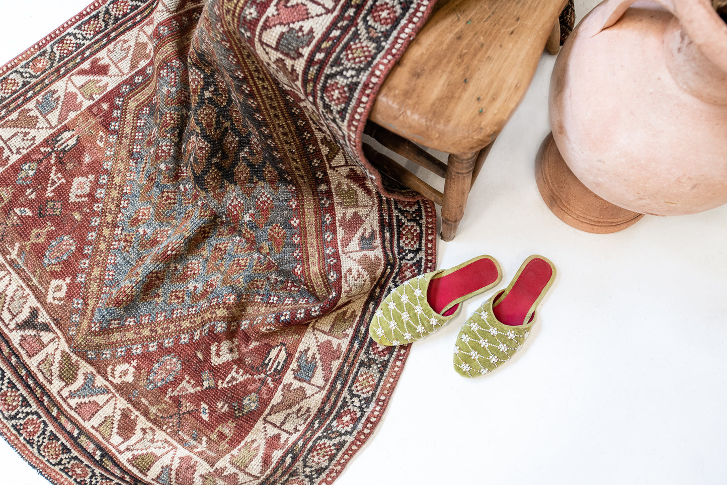 Vintage Oriental Persian Wool Rug – Hand made wool rug – Large Rug, Runner