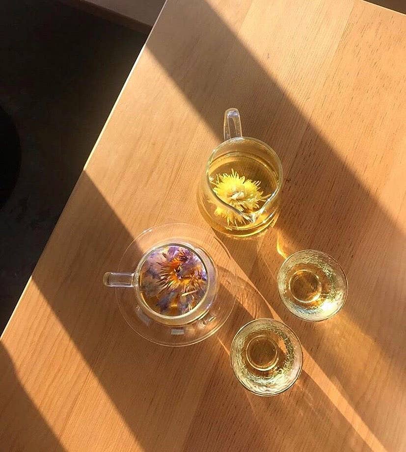 Floral Detox Tea Tasting Set - Lotus, Chrysanthemum, Rose