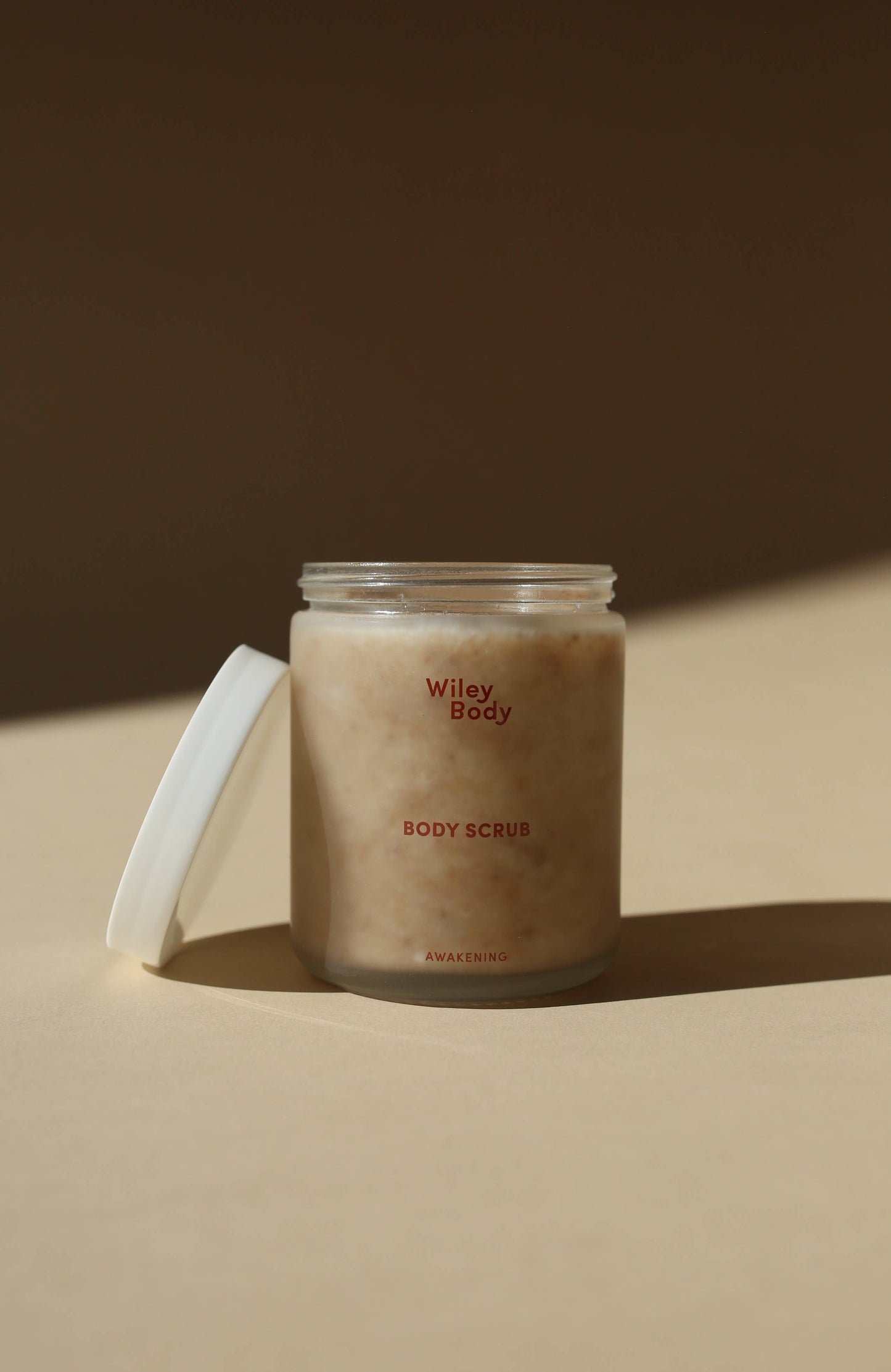 Body Scrub | Sugar, Shea Butter & Noni Extract, Glass Jar