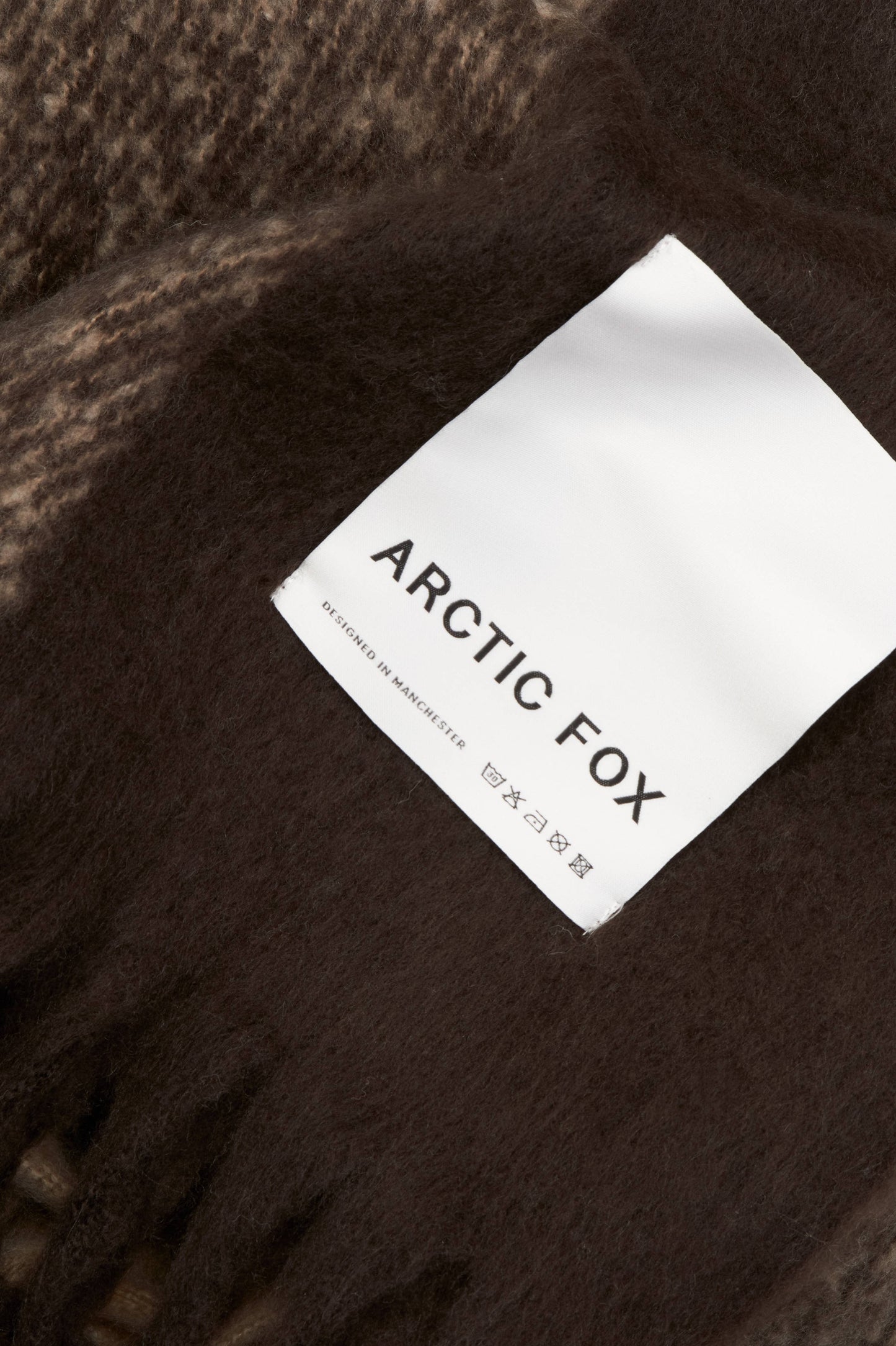 The Reykjavik Throw - 100% Recycled - Dark Earth Brown -FW25